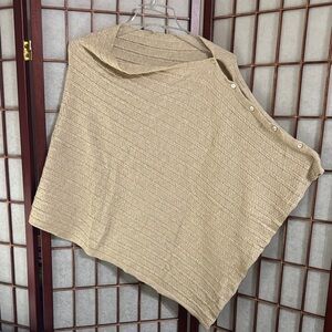 Elegant Beige Cape for Women